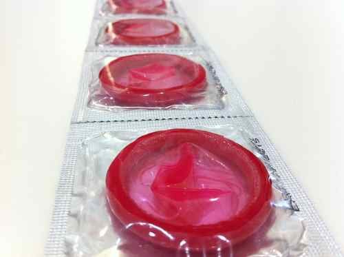prevención del SIDA - foto de condón